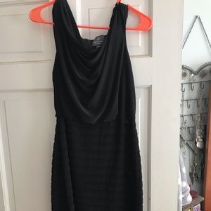 Black knee length dress